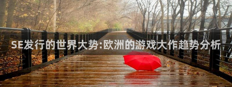 南京pp电子子电子商务有限公司：SE发行的世界大势:欧洲的游戏大作趋势分析