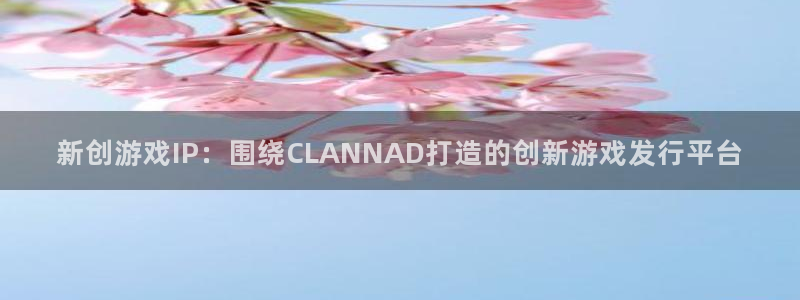 pp电子子图片高清图片：新创游戏IP：围绕CLANNAD打造的创新游戏发行平台