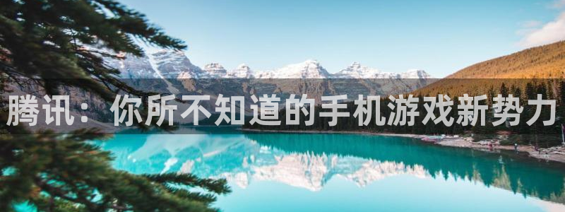 pp电子官网登录注册账号：腾讯：你所不知道的手机游戏新势力